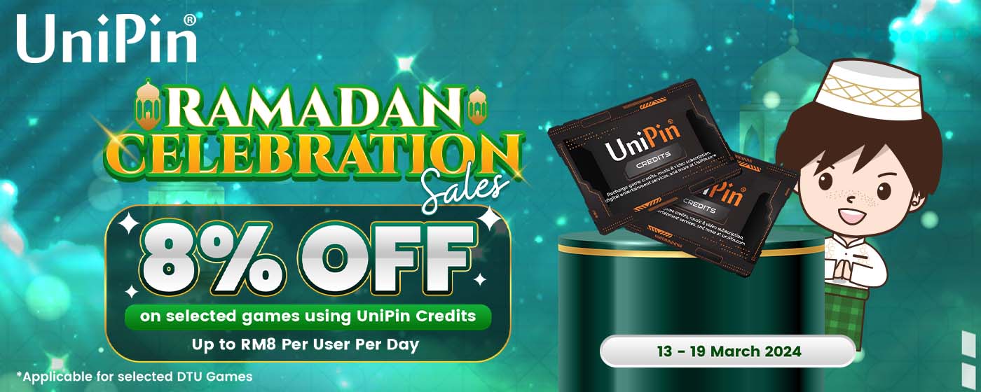 Ramadan Celebration Sales: 8% Discount On Selected Products! (MY)